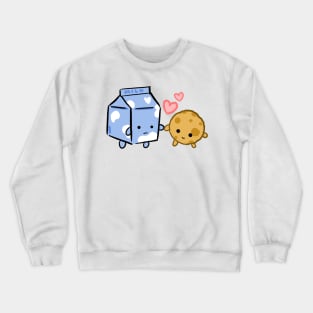 Cute valentine day, milk to my cookie Crewneck Sweatshirt